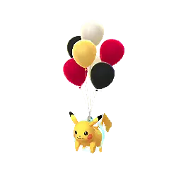 Pikachu (Red Balloons) (Female) in Pokémon GO