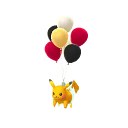 Pikachu (Red Balloons) (Shiny, Female) in Pokémon GO