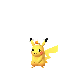 Pikachu (Sun Crown) (Male) in Pokémon GO