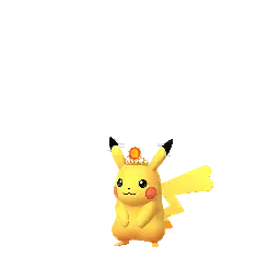 Pikachu (Sun Crown) (Female) in Pokémon GO