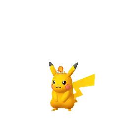 Pikachu (Sun Crown) (Shiny, Male) in Pokémon GO