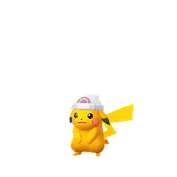 Pikachu (Dawn’s Hat) (Shiny, Male) in Pokémon GO