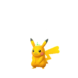 Pikachu (Malachite Crown) (Shiny, Female) in Pokémon GO