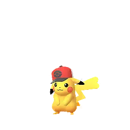 Pikachu (Hilbert’s Hat) (Female) in Pokémon GO