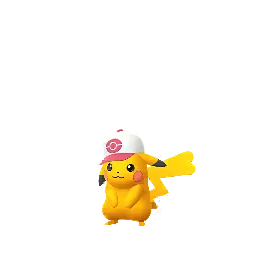 Pikachu (Hilda’s Hat) (Shiny, Female) in Pokémon GO