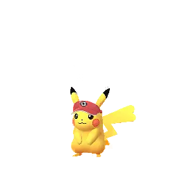 Pikachu (Nate’s Visor) (Female) in Pokémon GO