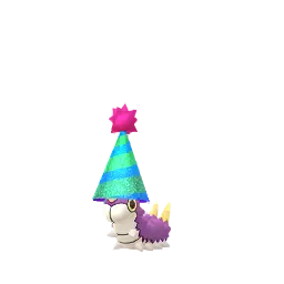 Wurmple (Cappellino da festa) (Cromatici) in Pokémon GO