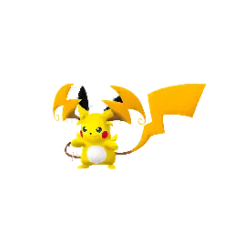 《Pokémon GO》中的超級雷丘Ｙ (異色)