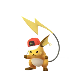 《Pokémon GO》中的雷丘 (世界帽子) (雄性)
