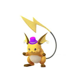 《Pokémon GO》中的雷丘 (新年派對帽) (雄性)