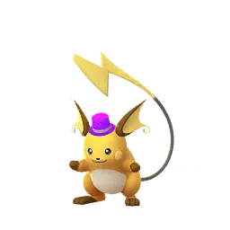 《Pokémon GO》中的雷丘 (新年派對帽) (雌性)