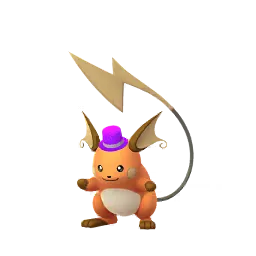 《Pokémon GO》中的雷丘 (新年派對帽) (異色、雄性)