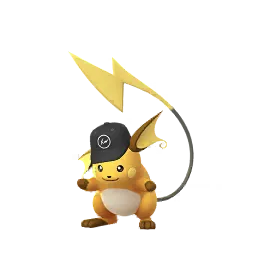 《Pokémon GO》中的雷丘 (fragment帽子) (雄性)