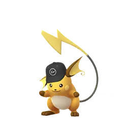 《Pokémon GO》中的雷丘 (fragment帽子) (雌性)