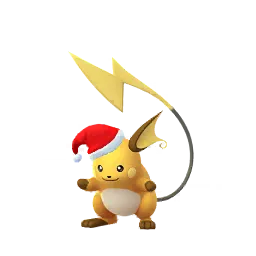 《Pokémon GO》中的雷丘 (聖誕帽) (雄性)