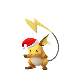 《Pokémon GO》中的雷丘 (聖誕帽) (雌性)