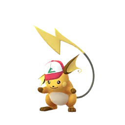 《Pokémon GO》中的雷丘 (小智的帽子) (雄性)