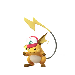 《Pokémon GO》中的雷丘 (小智的帽子) (雌性)