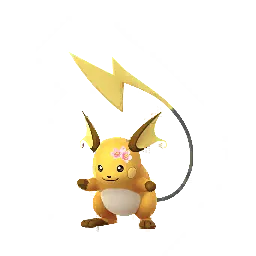 《Pokémon GO》中的雷丘 (櫻花裝飾) (雄性)