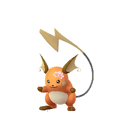 《Pokémon GO》中的雷丘 (櫻花裝飾) (異色、雌性)