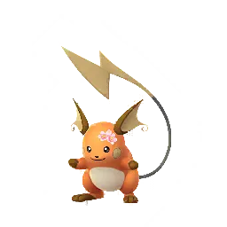 《Pokémon GO》中的雷丘 (櫻花裝飾) (異色、雄性)