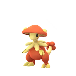 《Pokémon GO》中的斗笠菇 (異色)