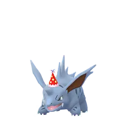 นิโดริโน (หมวกปาร์ตี้) (สีแตกต่าง) ใน Pokémon GO