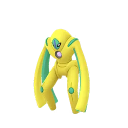 ポケモンGOのデオキシス (ディフェンスフォルム) (いろちがい)