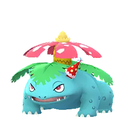 Venusaur (Gorrito de fiesta) (Hembra) en Pokémon GO