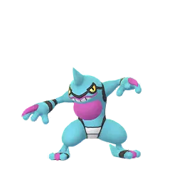Toxicroak (Shiny, Female) in Pokémon GO