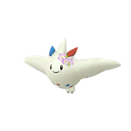 ポケモンGOのトゲキッス (花飾り) (いろちがい)