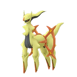 ポケモンGOのアルセウス (かくとうタイプ) (いろちがい)