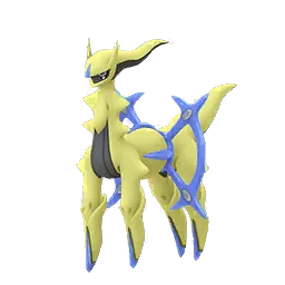 Pokémon GO'da Arceus (Uçan Tür) (Parlak)