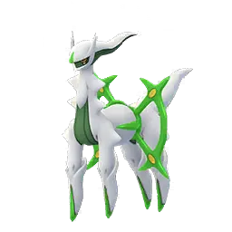 Arceus (Tipo Planta) em Pokémon GO