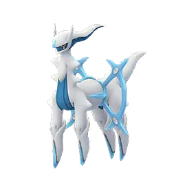 Arceus (di tipo Ghiaccio) in Pokémon GO