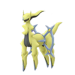 포켓몬 GO의 아르세우스 (Steel-Type) (색이 다른)