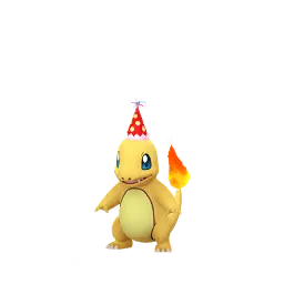 Charmander (Chapéu de festa) (Brilhante) em Pokémon GO