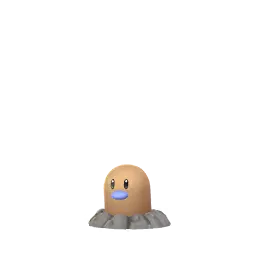 《Pokémon GO》中的地鼠 (異色)