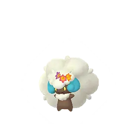 ポケモンGOのエルフーン (花飾り) (いろちがい)