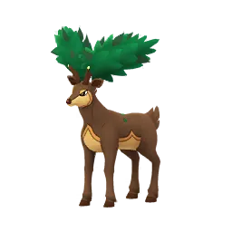 《Pokémon GO》中的萌芽鹿 (夏天的樣子)