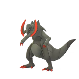 《Pokémon GO》中的雙斧戰龍 (異色)