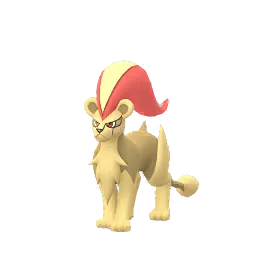 《Pokémon GO》中的火炎獅 (雌性) (異色)