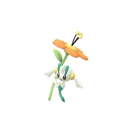 《Pokémon GO》中的花葉蒂 (橙花)