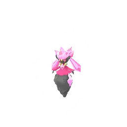 포켓몬 GO의 디안시 (색이 다른)