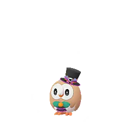 Rowlet (Halloween Top Hat) in Pokémon GO