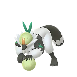 《Pokémon GO》中的投擲猴