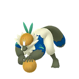 《Pokémon GO》中的投擲猴 (異色)
