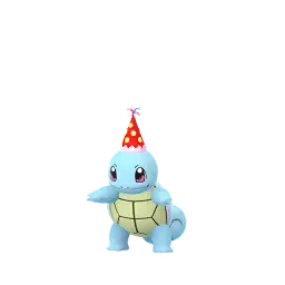 เซนิกาเมะ (หมวกปาร์ตี้) (สีแตกต่าง) ใน Pokémon GO