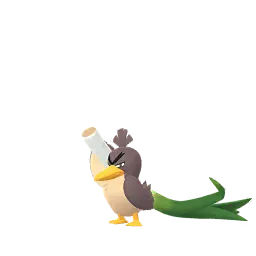 《Pokémon GO》中的伽勒爾的大蔥鴨 (異色)