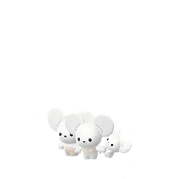 Pokémon GO'da Maushold (Üç Bireylik Aile) (Parlak)